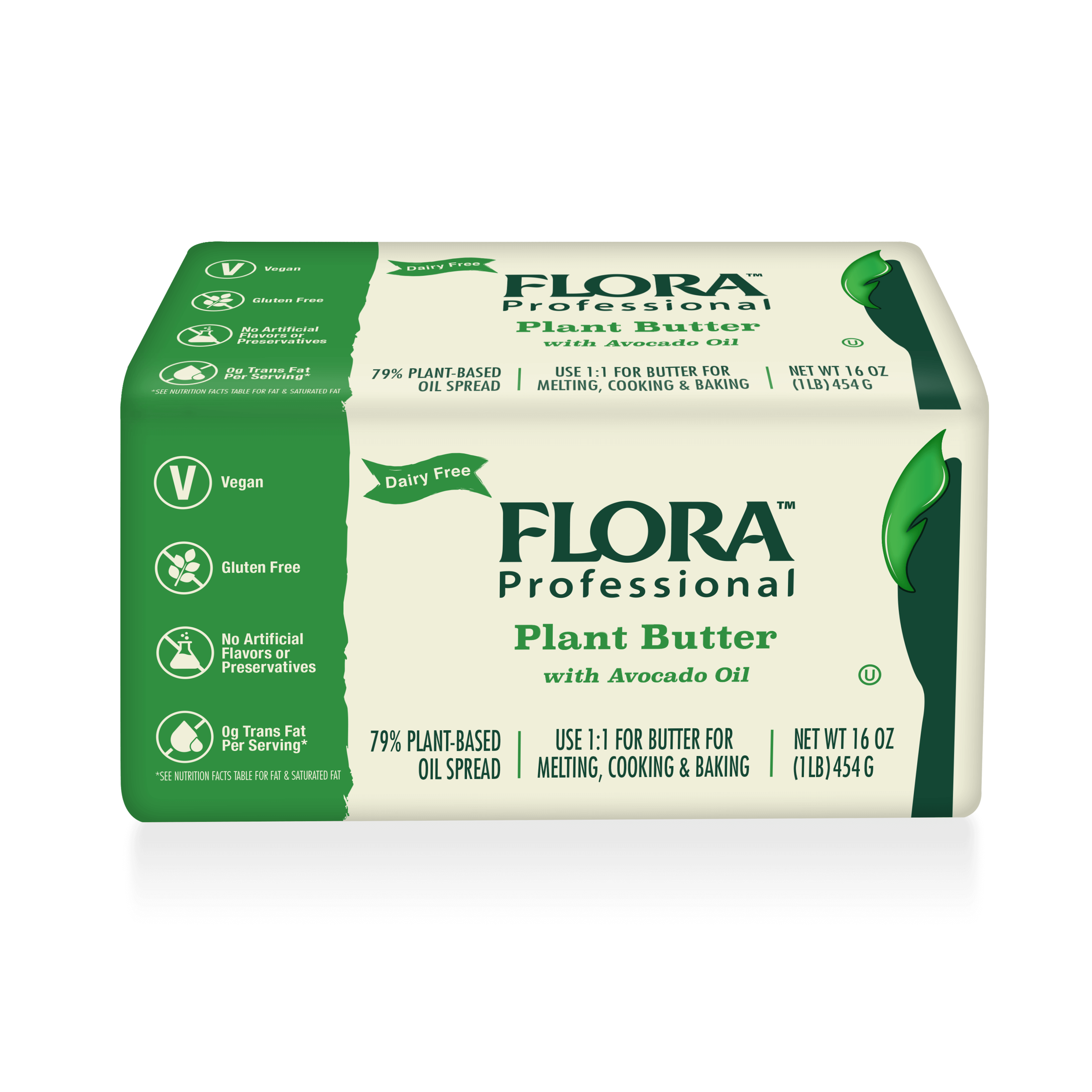Product Page, Flora Professional Plant Butter with Avocado Oil 1lb
